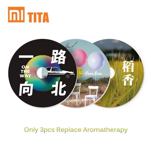 3PCS Substitute Aromatherapy Tablets for Xiao-mi TITA Car Perfume Turntable