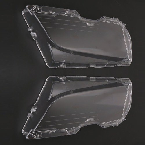 Una coppia di fari trasparenti Coperchio del faro Lente per obiettivo Lente anteriore Sostituzione dell'obiettivo per BMW E46 2DR M3 325Ci 01-06 Base Coupé 2 Porte 1999-03