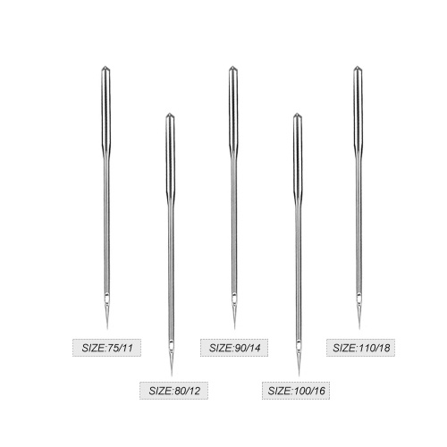 

50 Pieces Sewing Machine Needles,SIZE # 75/11,80/12,90/14,100/16,110/18