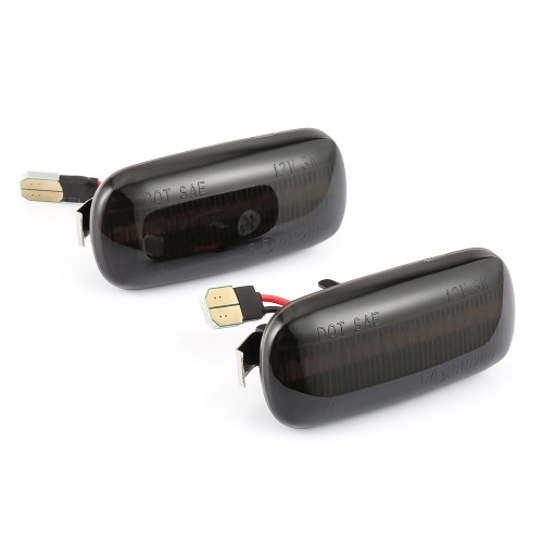 

2pcs LED Dynamic Side Indicator Repeater Amber Lights Replacement For Audi A3 S3 8P A4 03-08