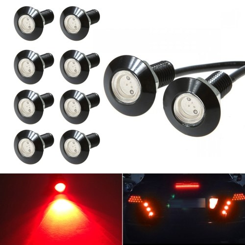 

Eagle Eye LED Bulb,DRL Light Ultra Thin Waterproof Black Aluminum Shell Car Motorcycle Turn Signal Light Fog Tail Backup Reverse Light,10-Pack