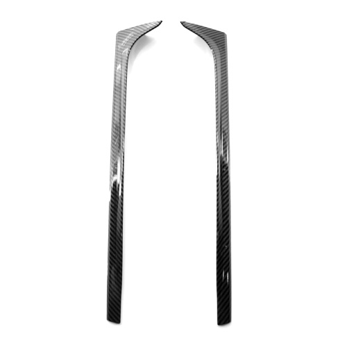 

2PCS Side Wing Lip Cover Leaf Shape V-shaped Replacement for Volkswagen VW Polo MK5 2011-201