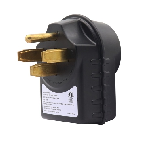 

30A/125V RV Surge Adapter for Travel Trailers RV Surge Protector RV Circuit Analyzer