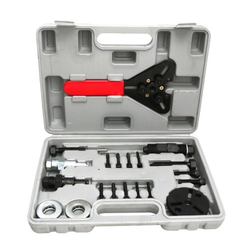 Conjunto de ferramentas de reparo de ar condicionado do carro compressor embreagem rolamento desmontagem kit ferramentas