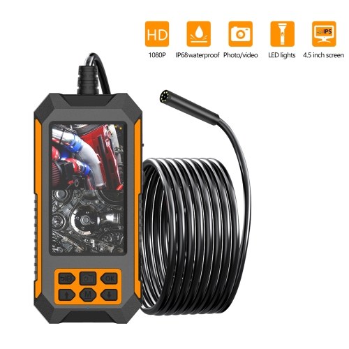 Industrial Endoscope Camera with Dual Camera 1920*1080P/2592*1944P 8 LED Light 