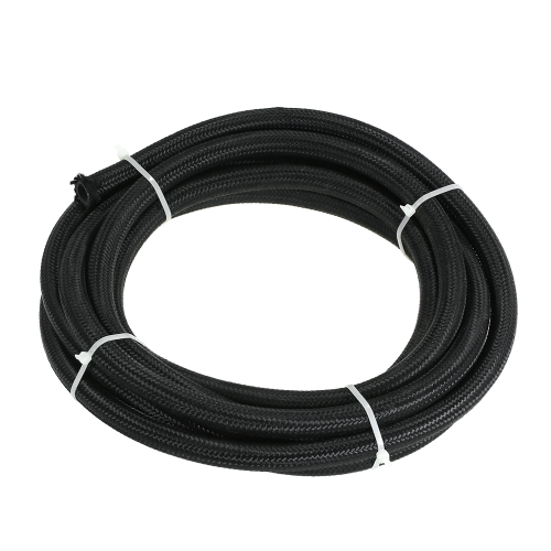 Nylon Braided Fuel Hose Oil Cooler Hose 1M Black