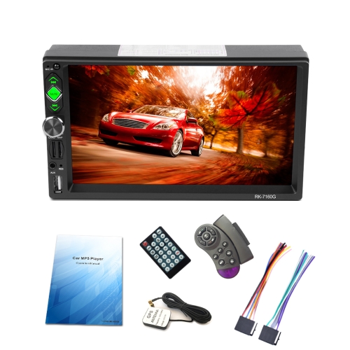 

Универсальный 7-дюймовый Full HD 1080P Car MP5 Player GPS-навигатор BT AM / FM / RDS Радиоуправляемый мультимедийный плеер RK-7159