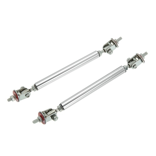 

2pcs Adjustable Universal Aluminum Front Bumper Lip Splitter Strut Rod Support Bars