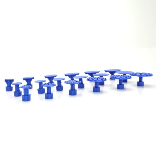 18pcs Blue Mixed Pulling Drawing Gasket Tool of Cars Strumenti di riparazione di ammaccature senza vernice