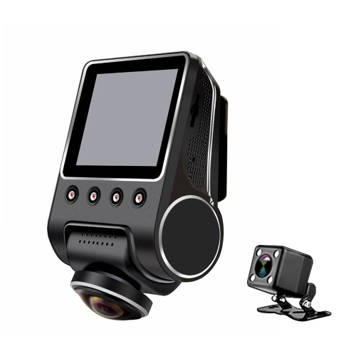 

KKMOON 1080P 2.5 Inch 360 Degree Panoramic WiFi Car Fisheye Camera DVR Hidden Camcorder with Night Vision and Back Camera