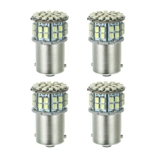 1156 50SMD 1206 White LED Indicatore di direzione / lampadina per retroilluminazione, 4 confezioni