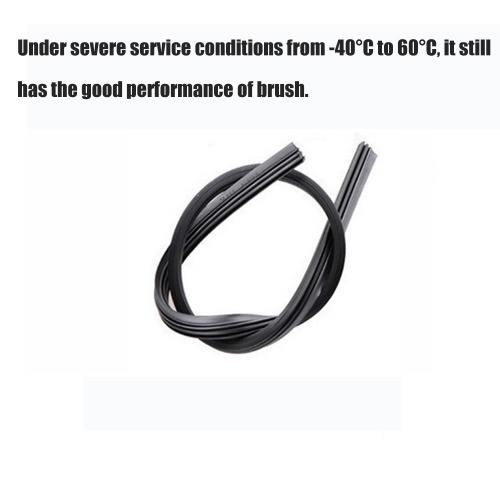 

2pcs Boneless Rubber Automotive Wiper Blade Strip Windscreen Wipers Accessories Tools of Auto