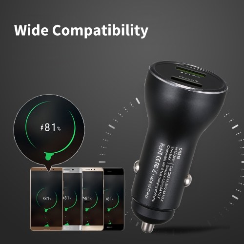 

Car Charger Super Charge Dual USB Port Fast Charging For HAIWEI For Samsung Universal 5V Charging Devices
