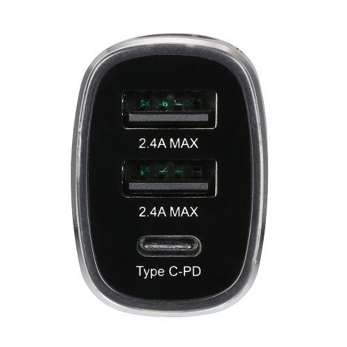 

Car Charger Super Charge 2 USB-A Type-C PD Fast Fit For HAIWEI For Samsung Universal 5V Charging Devices