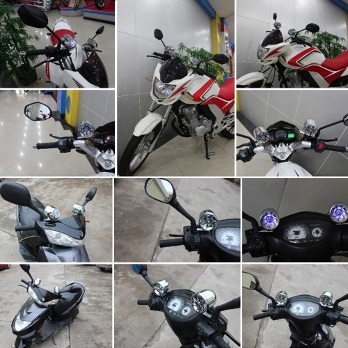 

MT483 Motorcycle Audio Music Player Music Speaker Anti-theft Alarm Support FM USB TF AUX Navigation Design