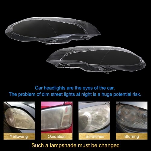 

Headlight Clear Lens Cover Clear Lamp Cover Lampshade Bright For BMW X5 E70 2008-2013 (Right)