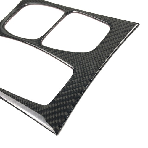 

Carbon Fiber Gear Shift Panel Trim Frame Sticker Decorative Cover For BMW E70 X5 E71 X6