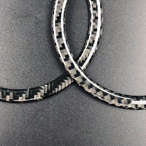 

Carbon Fiber Speaker Sound Ring Cover 4 Pcs Car Door Loudspeaker Decoration Ring Frame Cover Trim For BMW F30/F34/3GT/3 Series 2013-2018