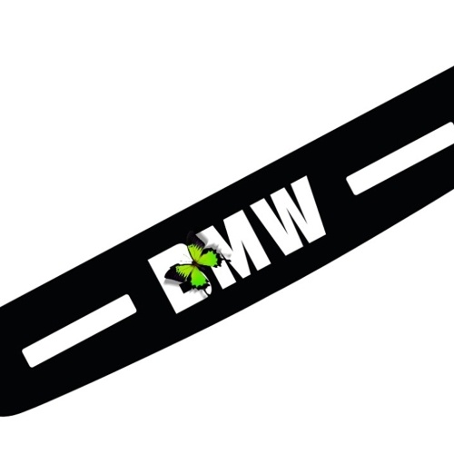 

Modified Interior Decoration Black Brake Light Sticker