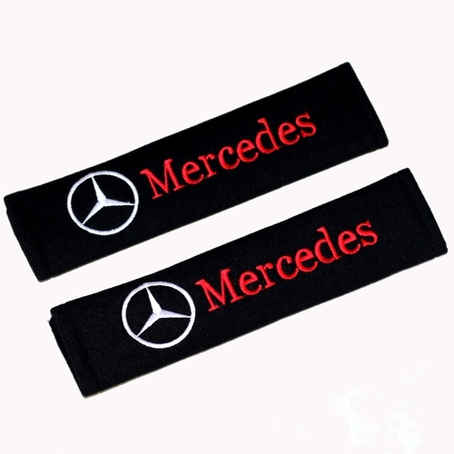 

2pcs Black Universal Cotton Car Seat Belt Protect Pad Shoulder Protection Covers Auto Accessories