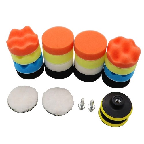 

7Pcs Drill Buffing Sponge Pads Car Foam Polishing Pads Kit for Car Buffer Polisher Sanding Waxing Sealing Glaze