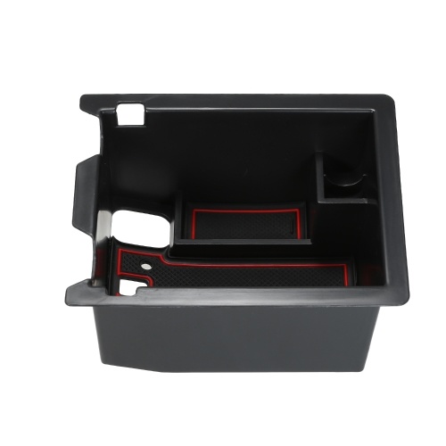 Black Car Armrest Storage Box Car Central Interior Tray for Mazda CX-5 2017-2019