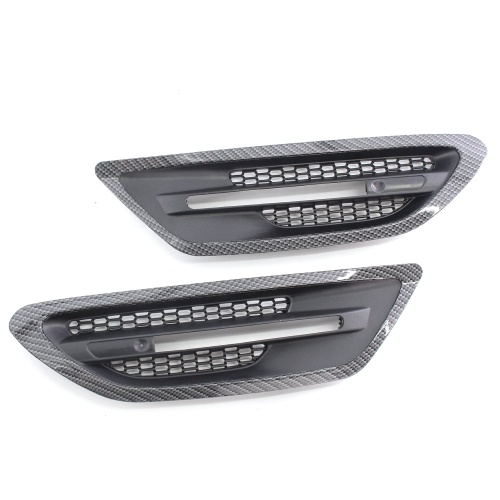 

Replacement for Ford Mustang 2005-2014 1/4 Quarter Side Window Louvers Scoop Cover Vent Style 1