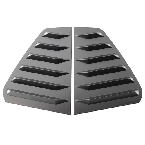 1 Pair of Black Side Window Scoop Louver Cover Replacement for Volkswagen Golf 7