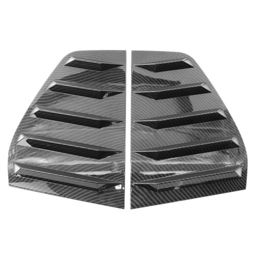

1 Pair of Black Side Window Scoop Louver Cover Replacement for Volkswagen Golf 6