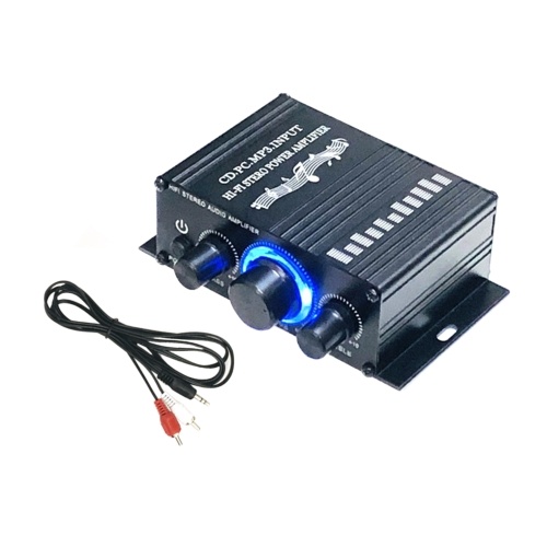 Mini Amplifier HiFi Car Stereo Music Receiver FM MP3 Power Amplifier