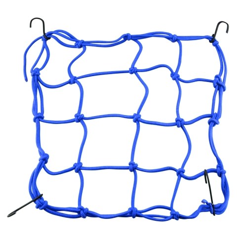

Motorc Cargo Net Elastic Luggage Helmets Bungee Netting with Small Mesh 6 Metal Hooks for Motorcycle Bike
