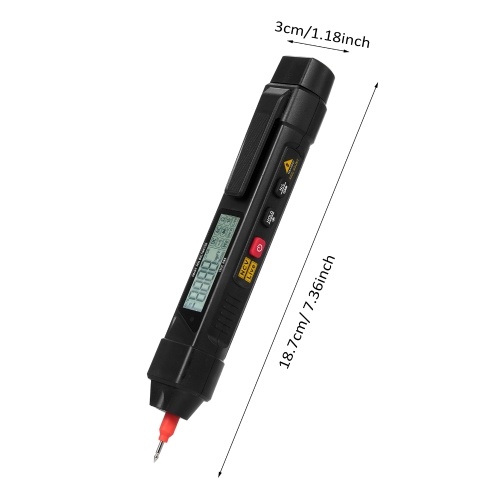 Digital Multimeter 2in1 Pen Type 4000Count AC/DC Voltage Tester 