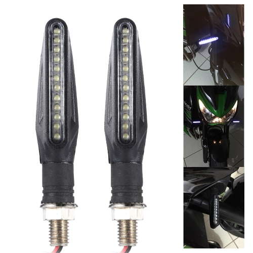 

High Quality Motorcycle 12 LED Turns Indicator Shokers Light Orange 2 pcs