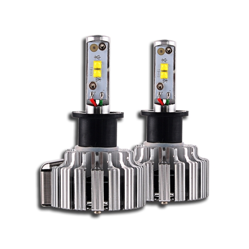 Les ampoules de phare de Nighteye 9000LM H3 LED remplacent le xénon 6000K d'halogène