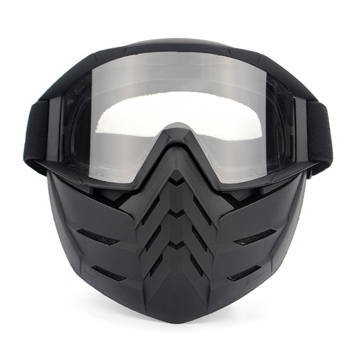 Bike Motorcycle Face Mask Goggles Motocross Eyewear Motorbike Open Face Detachable Goggle Helmets Vintage Glasses