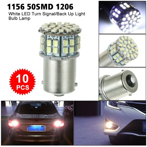 

1156 50SMD 1206 White LED Turn Signal/Back Up Light Bulb Lamp,4 Packs