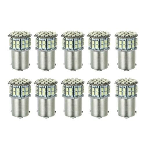 1156 50SMD 1206 LED blanco señal de giro / lámpara de la lámpara de respaldo, 4 paquetes