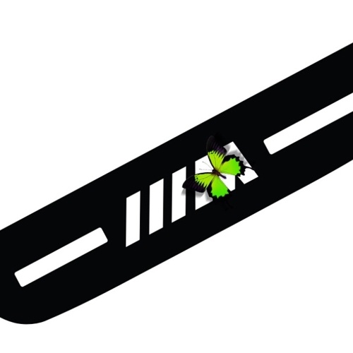 

Модифицированная внутренняя отделка Black Brake Light Sticker