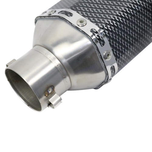 

38-51mm 47cm Stainless Steel Universal Motorcycle Exhaust Escape Modified Exhaust Muffle Fit for Most Motorcycle Style 4