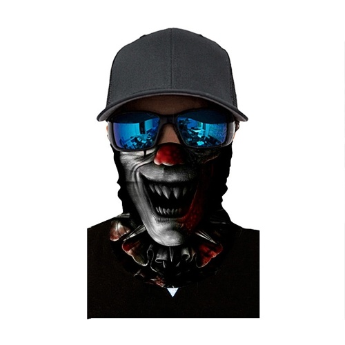 

Cool Robot Skeleton Halloween Mask Scarf Joker Headband Balaclavas for Cycling Fishing Ski Motorcycle