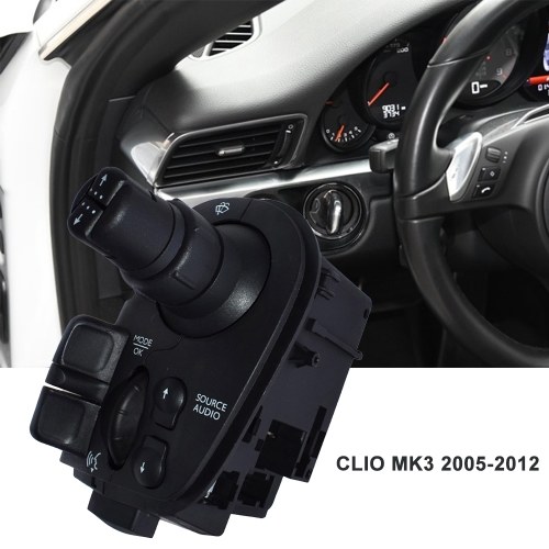 

Wiper Radio Switch Stalk Steering Column Stalk Compatible with Renault Clio MK3 2005-2012