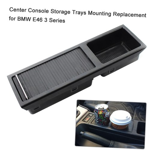 Center Console Storage Trays Mounting Replacement for BMW E46 3 Series 