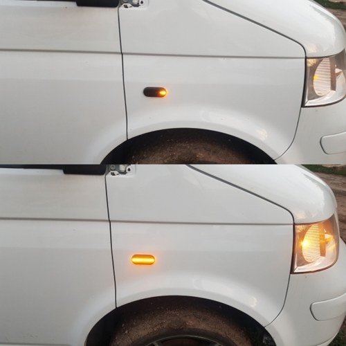 

Dynamic LED Side Indicator Black Smoke Turn Signal Replcement for FORD/SEAT/SKODA/VW/LUXFACTORY