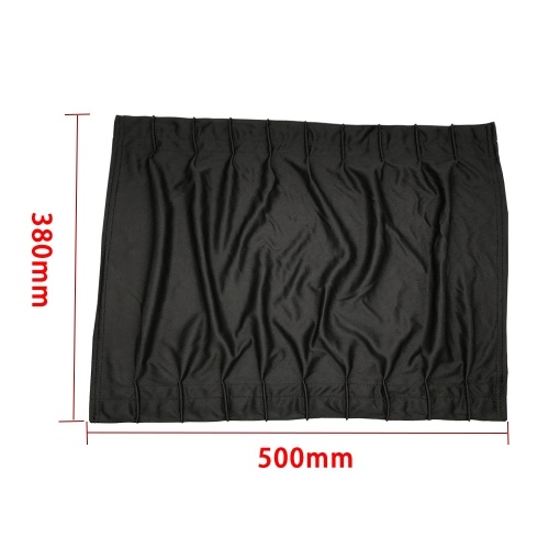 

Car Windshield 50S Pure Black Shading And UV Insulation Curtain Front And Rear Windshield And Awning For Cars Car Sunshine Shade Window SunShade Drape Visor Valance Curtain Windshield Shade