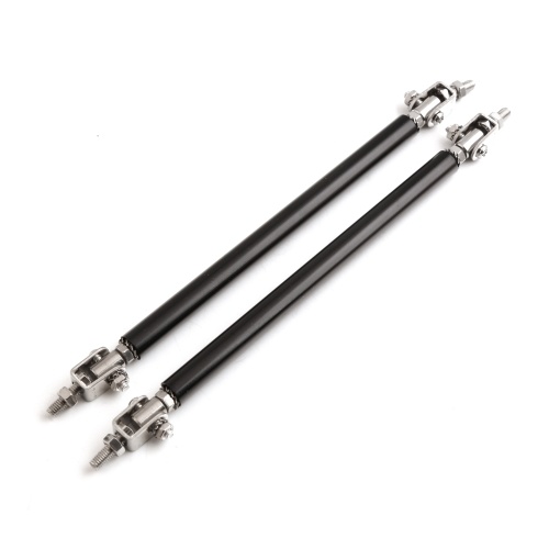 

2PCS 100-200mm Adjustable Front Bumper Lip Splitter Strut Tie Bar Support Rod