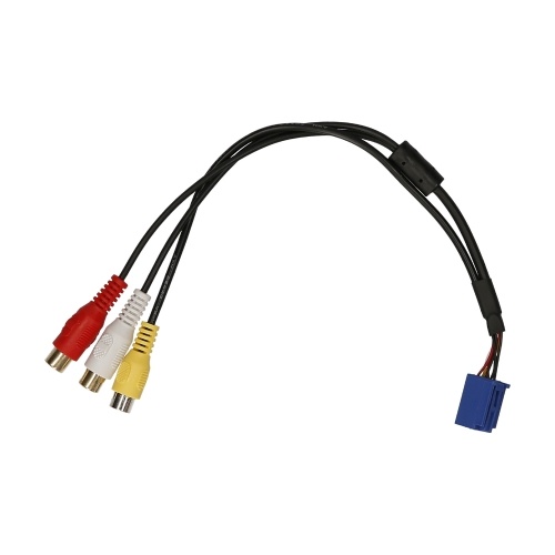 

Car RCA Adapter VTR Cable 6 Pin Blue A/V Port Replacement for Toyota