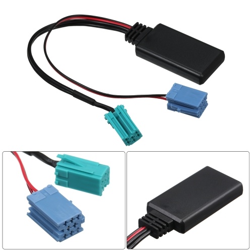 Car Radio Mini ISO 6Pin 8Pin BT 5.0 Aux Connector Cable Adapter Replacement for Renault Radio Updatelist 