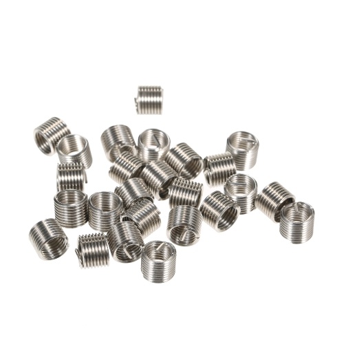 30Pcs Metric Thread Repair Insert Kit M5 M6 M8 M10 M12 M14 Helicoil Car Pro Coil Tool(M7 * 1) 