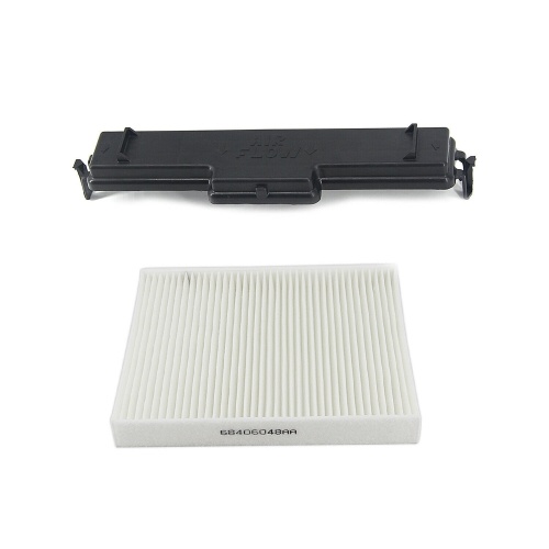 Cabin Air Filter Kit Air Conditioning Filter and Access Door Set Replacement for Dodge Ram 1500 68406048AA 