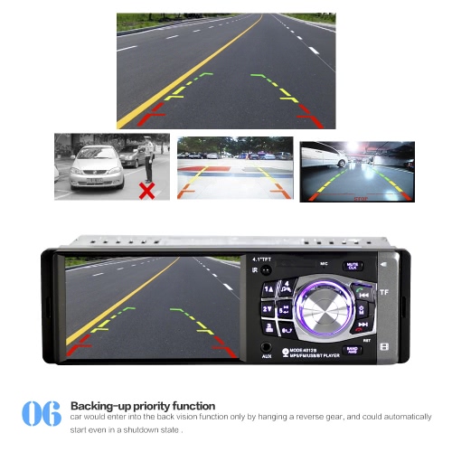 4012B 4.1 inch 1 Din Car Radio